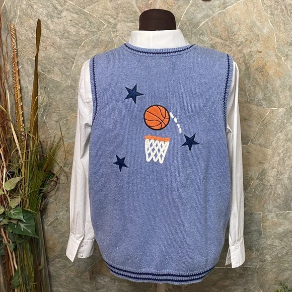 MANDAL BAY vest basketball player spectator cheerleader sport stars hoops - Picture 2 of 11